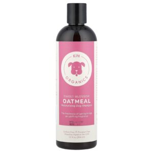 Kin+Kind Shampoo Hidratante para Cães de Aveia Orgânica Sweet Blossom 354 ml (12 fl oz)