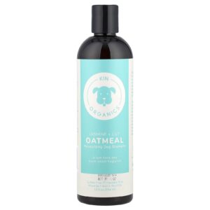 Kin+Kind Shampoo Hidratante para Cães de Aveia Orgânica Jasmim + Lírio 354 ml (12 fl oz)