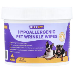 HICC Pet Lencinhos para Rugas para Animais de Estimação Hipoalergênicos Para Cães e Gatos Sem Perfume 100 Absorventes