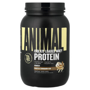 Animal Isolate Loaded Whey Protein™ em Pó Pão de Canela Congelado 907 g (2 lb)