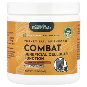 Animal Essentials Turkey Tail Mushroom Combat Para Cães e Gatos 70 g (25 oz)