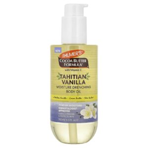 Palmers Cocoa Butter Formula® com Vitamina E Óleo Corporal Hidratante Baunilha do Taiti 192 ml (65 fl oz)