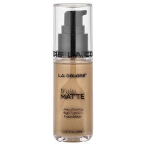 L.A. Colors Base Truly Matte CLM358 com Mel Quente 40 ml (135 fl oz)