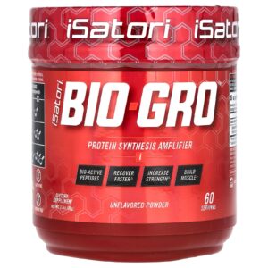 Isatori Bio-Gro Amplificador de Síntese de Proteínas Sem Sabor 90 g (37 oz)