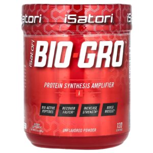 Isatori Bio-Gro Amplificador de Síntese de Proteínas Sem Sabor 180 g (635 oz)