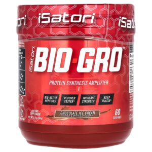 Isatori Bio-Gro Amplificador de Síntese de Proteínas Sorvete de Chocolate 146 g (515 oz)