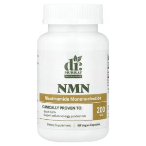 Dr. Murrays NMN 200 mg 60 Cápsulas Veganas