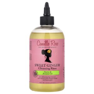 Camille Rose Sweet Ginger® Enxágue de Limpeza Óleo de Rícino e Anis 355 ml (12 oz)