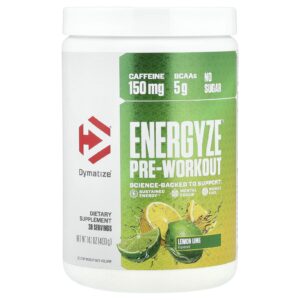 Dymatize Pré-treino Energyze™ Limão Siciliano 400 g (141 oz)