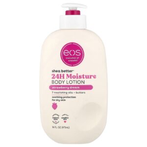 EOS Shea Better™ Loção Corporal Hidratante 24H Sonho de Morango 473 ml (16 fl oz)