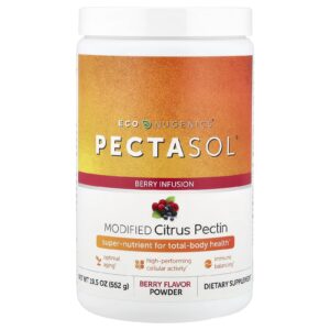 Econugenics Pectina Cítrica Modificada PectaSol® Infusão de Frutos Silvestres 552 g (195 oz)