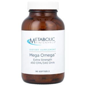 Metabolic Maintenance Mega Ômega 90 Cápsulas Softgel (1.000 mg por Cápsula Softgel)