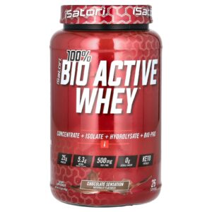 Isatori Whey 100% BioAtivo Sensação de Chocolate 928 g (2 lbs)