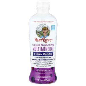 MaryRuths Multimineral Noturno Líquido + Skin Renew Berry Dream 887 ml (30 fl oz)