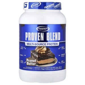 Gaspari Nutrition Mistura Comprovada de Proteína de Múltiplas Fontes Manteiga de Amendoim com Chocolate 896 g (2 lbs)