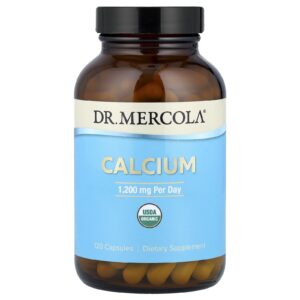 Dr. Mercola Cálcio 120 Cápsulas (300 mg por Cápsula)