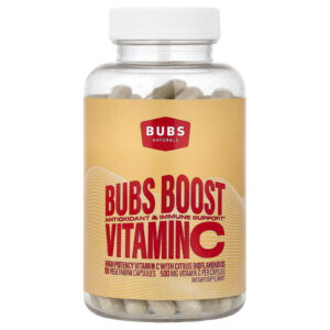 BUBS Naturals Bubs Boost Vitamina C 90 Cápsulas Vegetarianas