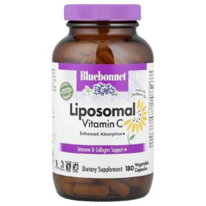 Bluebonnet Nutrition Vitamina C Lipossomal 180 Cápsulas Vegetais (500 mg por Cápsula)