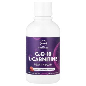 MRM Nutrition CoQ-10 e L-carnitina Cereja e Romã 480 ml (16 fl oz)