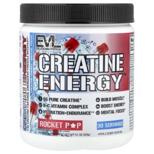 EVLution Nutrition Creatine Energy™ Rocket Pop 258 g (91 oz)