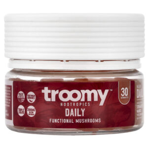 Troomy Nootropics Daily Functional Mushrooms Gummies Strawberry Mango 30 Gummies 4.76 oz (135 g)