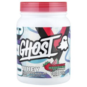 Ghost Whey Isolado de Proteína Transparente Morango e Melancia 710 g (157 lb)