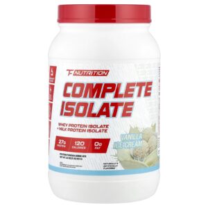 TC Nutrition Complete Isolate Sorvete de Baunilha 907 g (2 lb)