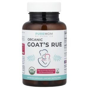 Pure Co. Rue de Cabra Orgânico 60 Cápsulas Veganas (375 mg por Cápsula)