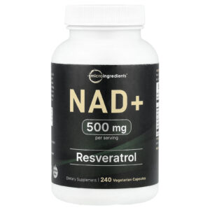 Micro Ingredients NAD+ 240 Cápsulas Vegetarianas