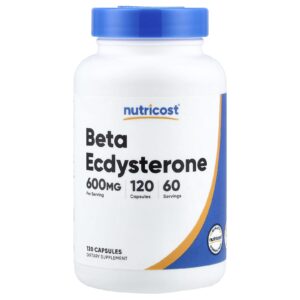 Nutricost Beta Ecdysterone 120 Cápsulas (300 mg por Cápsula)
