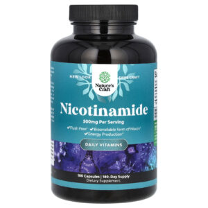 Natures Craft Nicotinamida 500 mg 180 Cápsulas