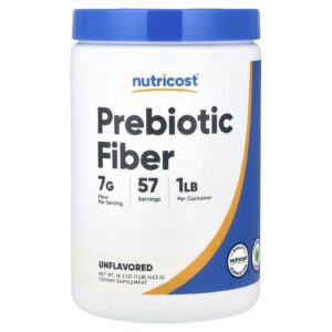 Nutricost Fibra Prebiótica Sem Sabor 453 g (162 oz)