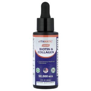 Vitamatic Biotina e Colágeno Líquidos 60 ml (2 fl oz)