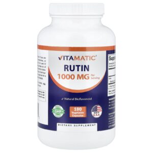 Vitamatic Rutina 180 Cápsulas Vegetais (500 mg por Cápsula)