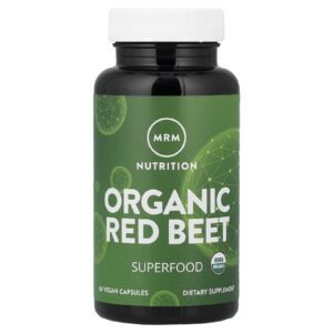 MRM Nutrition Beterraba Vermelha Orgânica 60 Cápsulas Veganas