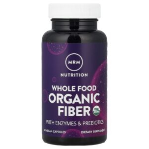 MRM Nutrition Fibra de Alimentos Integrais e Orgânicos 60 Cápsulas Veganas