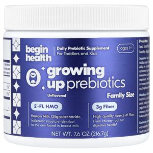 Begin Health Crianças Prebióticos em Crescimento A Partir de 1 Ano de Idade Sem Sabor 2167 g (76 oz)