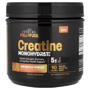 21st Century Full Fuel 365™ Creatina Mono-Hidratada Sem Sabor 454 g (16 oz)