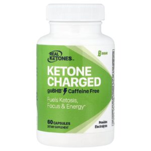 Real Ketones Ketone Charged goBHB® Sem Cafeína 60 Cápsulas