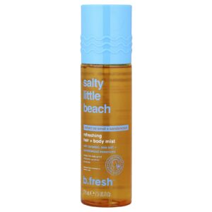 b.fresh Salty Little Praia Spray Refrescante para o Cabelo + Corpo Caramelo Salgado + Sândalo 221 ml (75 fl oz)