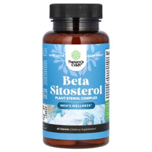 Natures Craft Beta Sitosterol 500 mg 60 Comprimidos