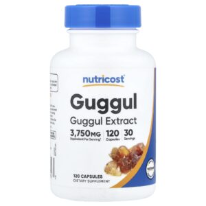 Nutricost Guggul Extrato 120 Cápsulas (9375 mg por Cápsula)