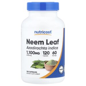 Nutricost Folha de Neem 120 Cápsulas
