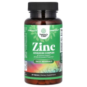 Natures Craft Zinco 50 mg 60 Comprimidos