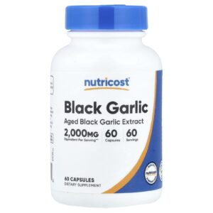 Nutricost Alho Preto 2.000 mg 60 Cápsulas
