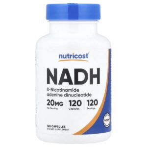 Nutricost NADH 20 mg 120 Cápsulas