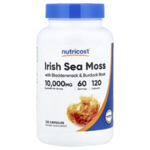 Nutricost Musgo-do-Mar-da-Irlanda 120 Cápsulas