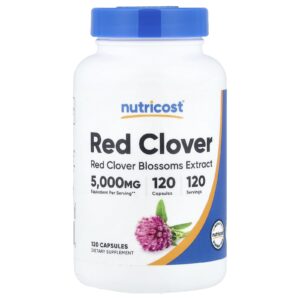 Nutricost Trevo Vermelho 120 Cápsulas (200 mg por Cápsula)