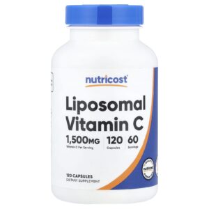 Nutricost Vitamina C Lipossomal 120 Cápsulas (750 mg por Cápsula)