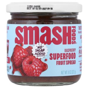 Smash Foods Creme de Frutas Superalimento Framboesa 227 g (8 oz)